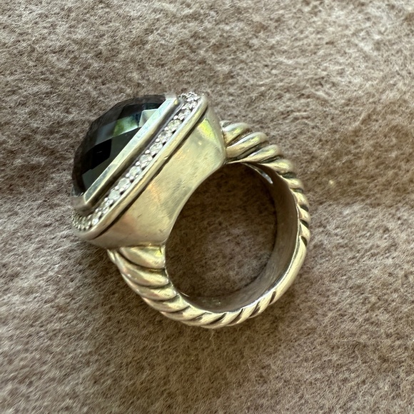 DAVID YURMAN ALBION RING, ONYX & DIAMOND - Picture 6 of 11